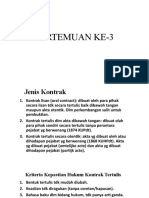 Kontrak Pertemuan Ke-3