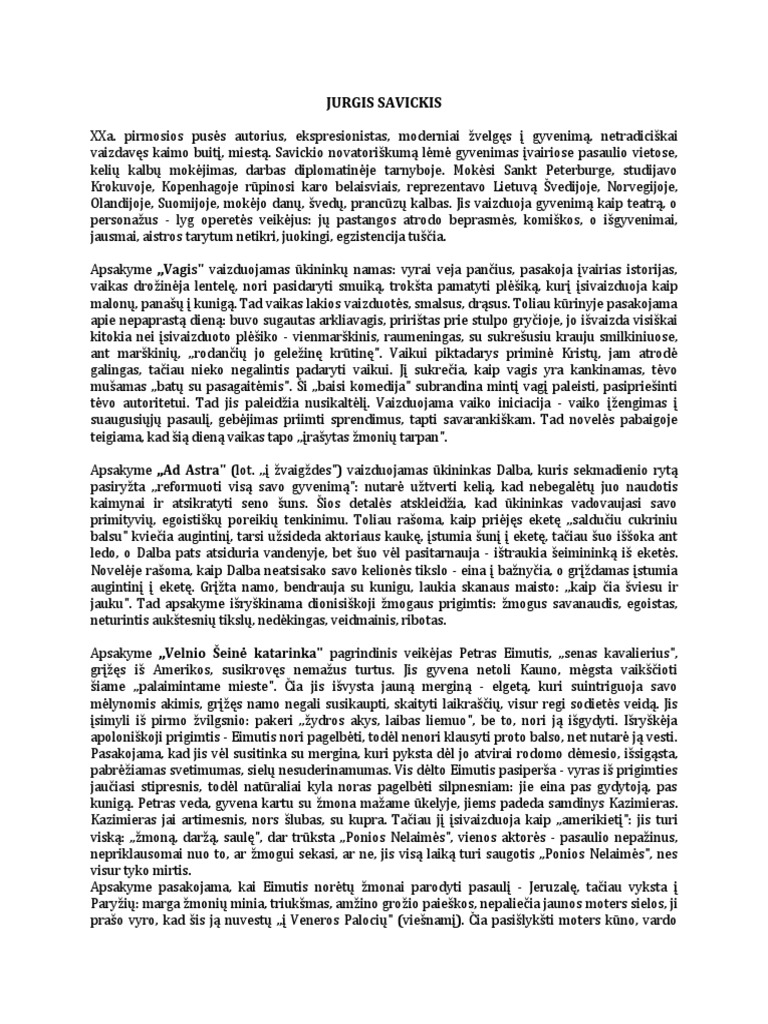 Jurgis Savickis | PDF