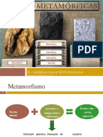 II - Mineralogia e Textura Das Rochas Metamórficas