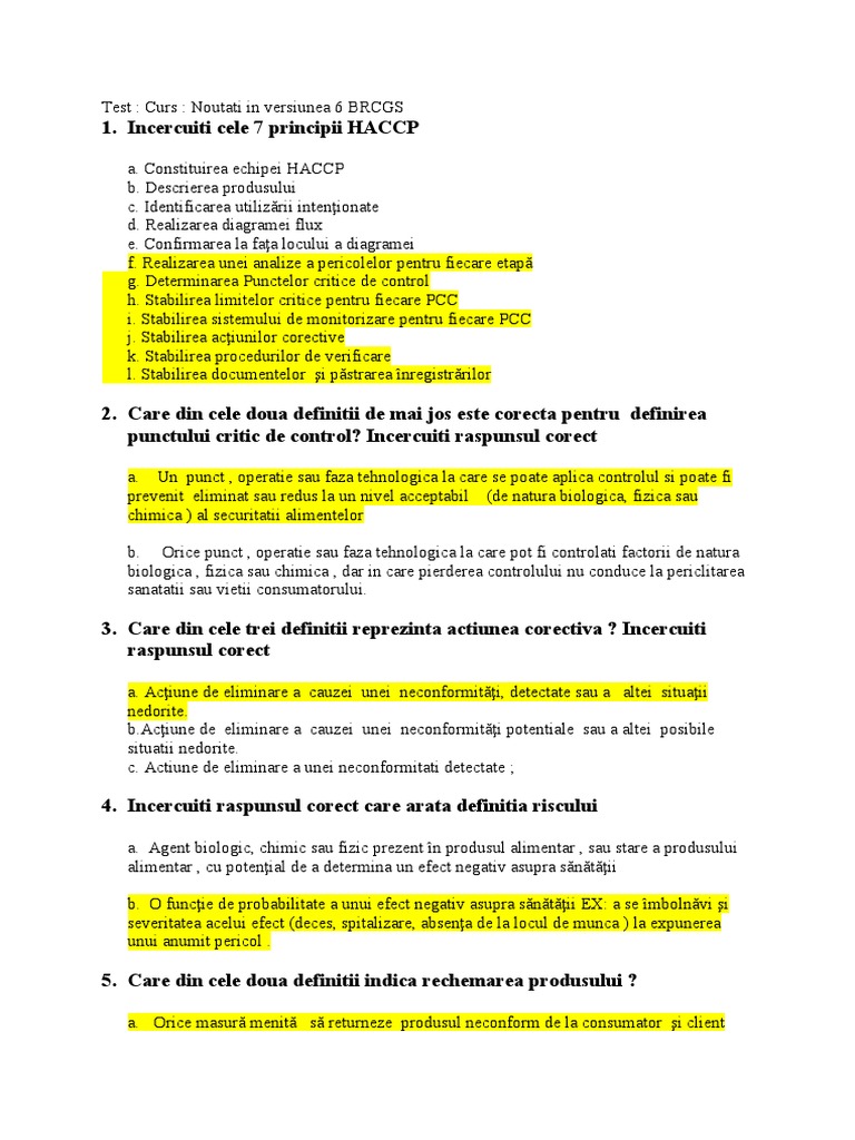 Test BRC | PDF
