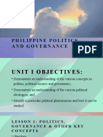 PPG Unit I L1 Basic Concepts of Politics Governance