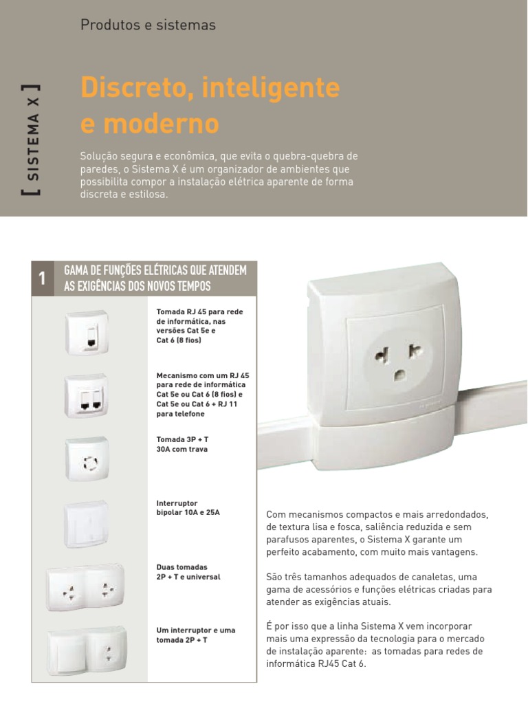 Legrand Catalogo Sistema X