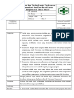 5.1.4.7. SOP Evaluasi Dan Tindak Lanjut Pelaksanaan Komunikasi Dan Koordinasi Lintas Program Dan Lintas Sektor