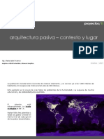 Arquitectura pasiva y parámetros de análisis climático