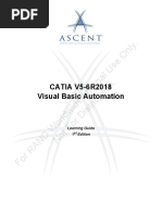 Catia Visual Basic Automation