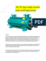 DY Multistage Centrifugal Pump