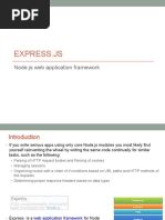 ExpressJS For CDAC