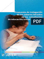 Propuesta para la indagación de los conocimientos letrados ANEP - PROLEE