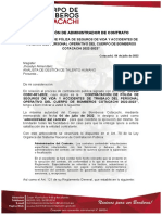 Notificacion - Administrador Del Contrato