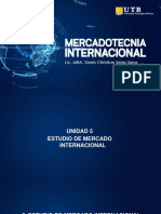 Unidad 5 - Estudio de Mercado Internacional