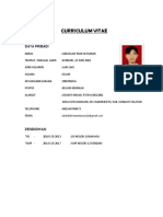 Curriculum Vitae: Data Pribadi