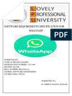 WhatsApp Software Requirements