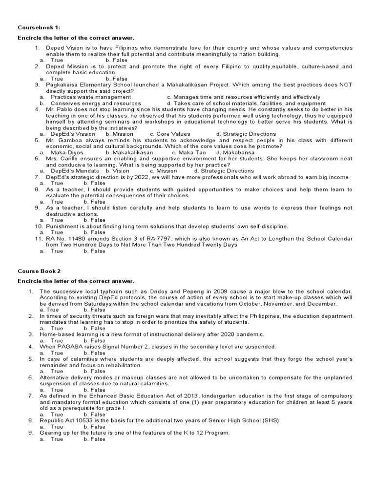 DepEd Coursebook for Teacher Training | PDF | Learning | Constructivism ...