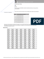 ALH L2 Placement Test Key