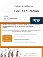 Historia de La Educacioon Clase 3 1