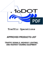 MoDot Approved Products Listing - Revised 4-21-15
