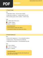 Verbal Tenses - Resumen