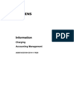 Information: Charging Accounting Management