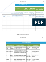 Data Collection Plan Template