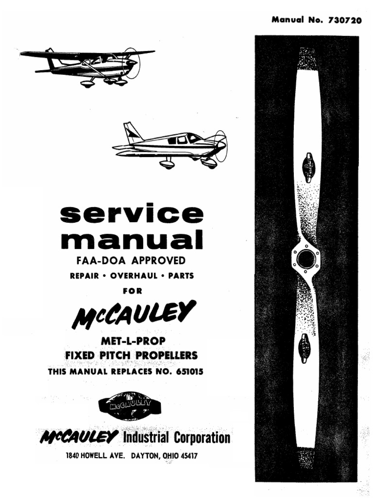 MC Cauley Fixed Pitch Propellers PDF Propeller Manufactured Goods