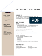 Curriculum ORLY ANTONIETA PÉREZ GROSSO