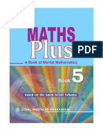 Maths Plus - A Book of Mental Mathematics For Class-5