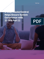 5 Ways Mastercontrol Ensures System Compliance With 21 CFR Part 11