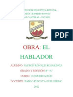 Obra El Hablador