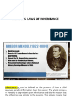 Ppt. Mendels Laws of Inheritance