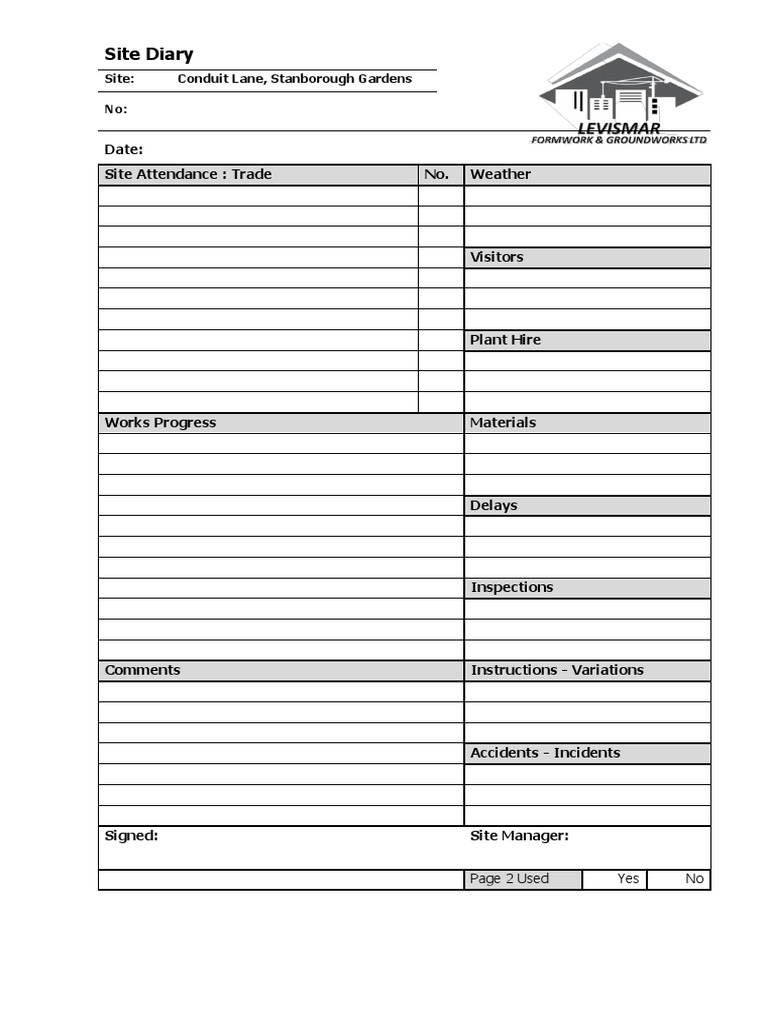 site-diary-template-pdf