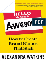 Hello My Name Is Awesome by Watkins - Alexandra Watkins