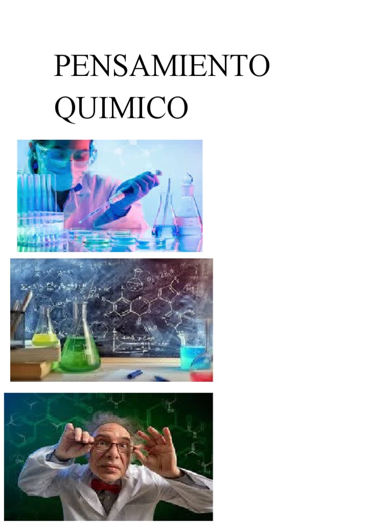 Pensamiento Quimico PDF