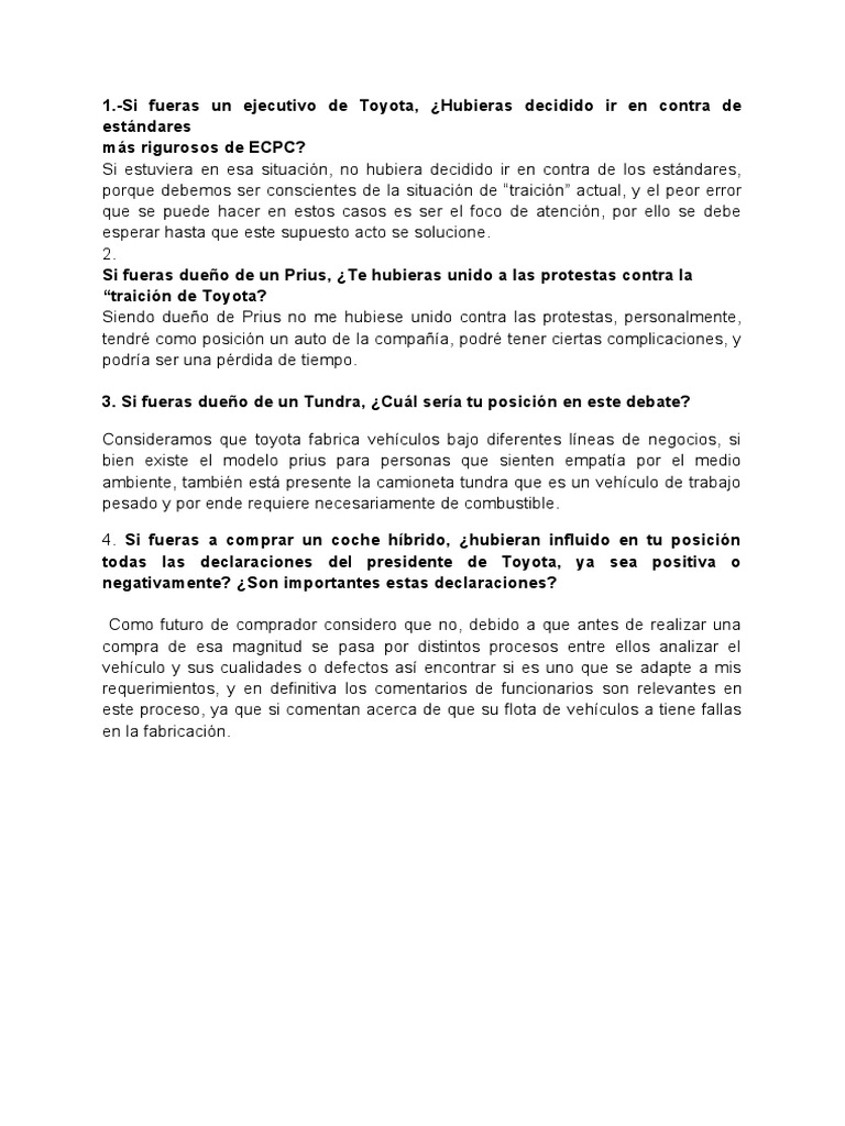 Caso Toyota Pdf