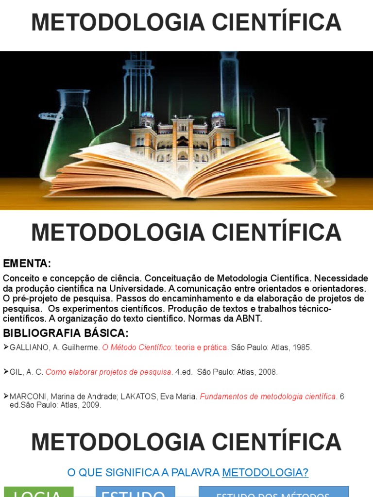 Guia Completo de Metodologia Científica | PDF | Science | Método científico