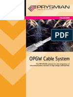 Brochure de Cable OPGW