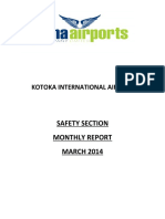 Monthly Sectional Report - March 2014