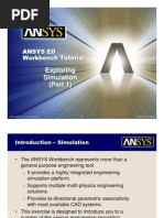 Download ANSYS 100 Workbench Tutorial - Exercise 6A-6C Exploring Simulation Part 1 by MITHUN80 SN60661032 doc pdf