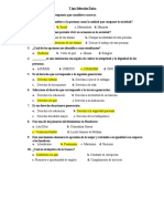 Test Tipo Selección Única Derechos Humanos