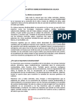 Comentario Crítico Sobre Biodiversidad en Juliaca-1