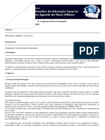 8º Congresso de Pós-Graduação Sistema Sesmarial No Brasil: Autor (Es)