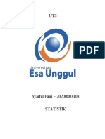 UTS Statistik - Syaiful Fajri - 20200803108