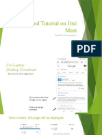 Guided Tutorial on Jitsi Meet