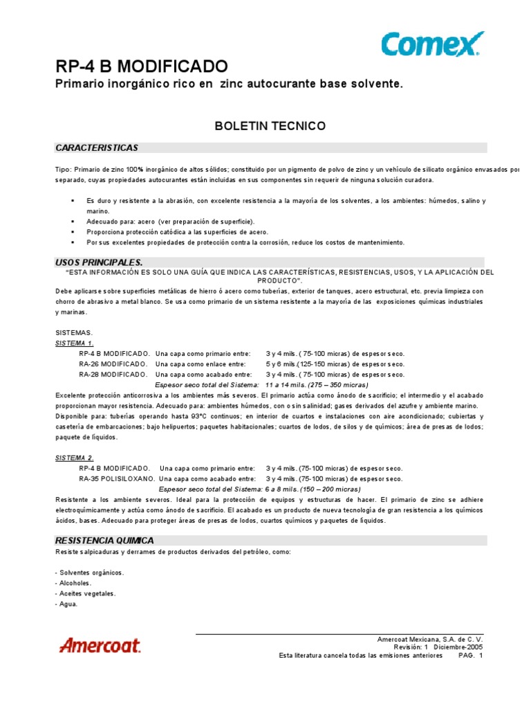 RP 4B Modificado | PDF | Humedad | Revestimiento