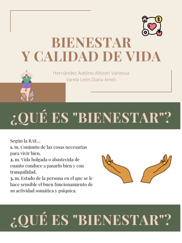Bienestar y Calidad de Vida Integral | PDF | Calidad de vida ...