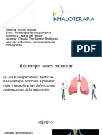 Fisioterapia Toraco Pulmonar