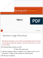 Problem Solving with Decisions: Logic Structures and Flowcharts