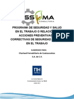 Programa de Seguridad y Salud en El Trabajo