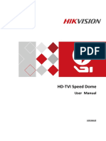UD03862B Baseline User Manual of HD-TVI Speed Dome V3.28 20161202