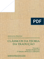 Classicos Da Teoria Da Traducao - Alemao-Portugues