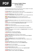 Download 25 Common English Idioms by meenasri SN6066201 doc pdf